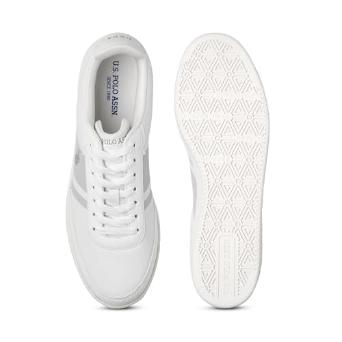 U.S. Polo Assn. HILTTON Mens Sneakers Off White