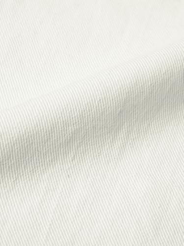 The Souled Store Pull on Denim: Astral White Women and Girls Elastic Waistband White Solid Cotton Lightweight Utility Casual Trendy Straight Fit Cargo Pants