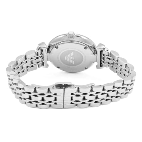 Emporio Armani Gianni T-bar Analog White Dial Women's Watch - AR1908