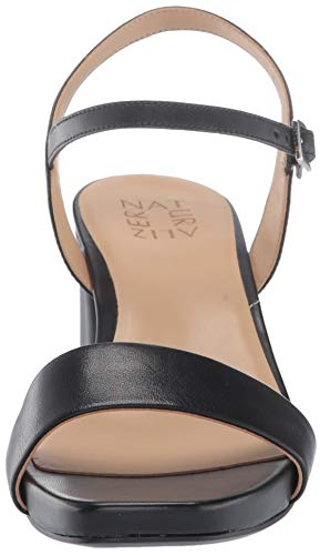 Naturalizer Women's Ivy Ankle Strap Heels, Black Leather, 6 M