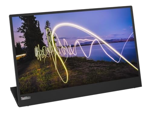 Lenovo ThinkVision M15 15" FHD Mobile Monitor, Black
