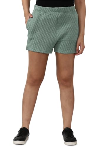 FOREVER 21 women's Boyfriend Shorts (599461_Green