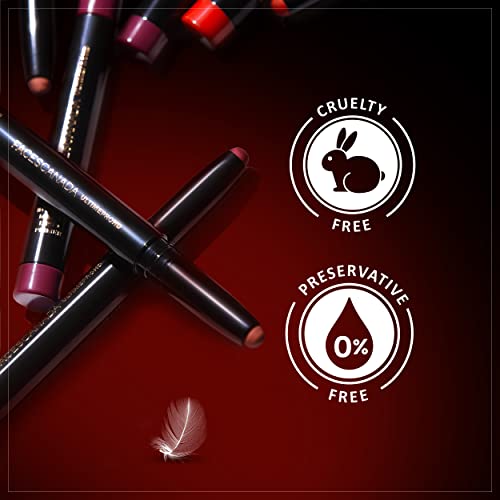 FACES CANADA Ultime Pro HD Intense Matte Lipstick + Primer - Chestnut (Red), 1.4g | 9HR Long Stay | Flawless HD Matte Finish | Intense Color | Lightweight | Smooth Glide | Primer Infused