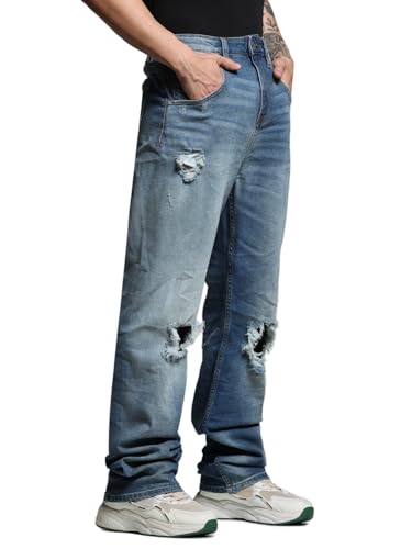 Jack & Jones Men Solid Anti Fit Low Rise Stretchable Blue Jeans