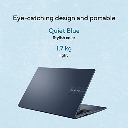 ASUS Vivobook 15, Intel Core i3 13th Gen 1315U, 16GB RAM, 512GB SSD, FHD 15.6", Touchscreen, Win11, Office Home 2024, M365 Basic (1Year)*, Quiet Blue, 1.7Kg, X1504VA-E83959WS, Intel UHD iGPU, Laptop