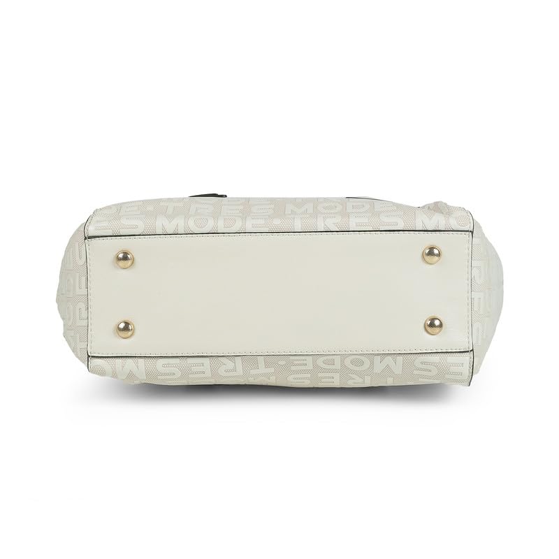 tresmode DIJON Beige Women's Vegan Leather Handbag