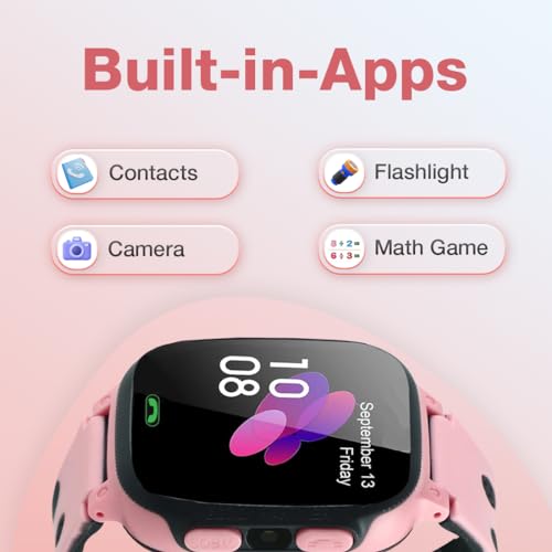 sekyo S2 Pro Kids Smartwatch for Boys & Girls, Calling Smart Watch for Kids with Location Tracker, Camera, SOS & Safe Zone Alert, Remote Monitoring, Family Chat, App Control