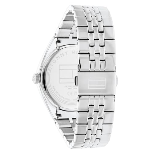Tommy Hilfiger Monica Quartz Multifunction Blush Dial Silver Stainless Steel Strap Watch for Women
