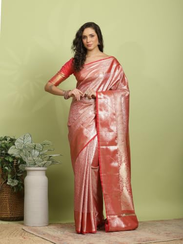 Meena Bazaar Women's Georgette Saree | Elegant Designer Saree for Party, Festival, Wedding & Special Occasions