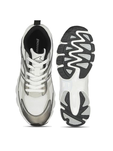 Power Women Sports Lace Up Shoes - White (6Uk)