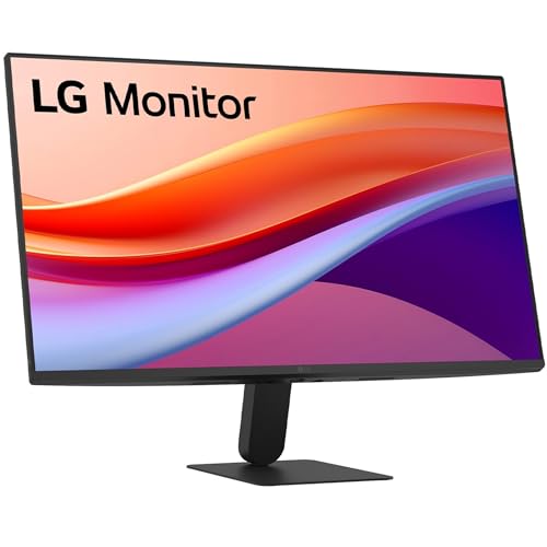 LG 27U411A-BD 68.5 cm (27 Inch) FHD (1920x1080) IPS Monitor, 1ms(MBR), 120Hz, Anti-Glare, sRGB 99%(Typ.), HDR10, 3-Side Virtually Borderless, Reader Mode, Flicker Safe, VGA, HDMI, Slim Stand, Black
