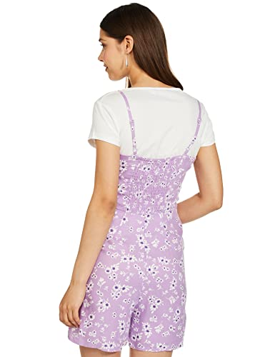 max Women Printed Strappy Playsuit Set (SU23PLAY06LILAC)_L