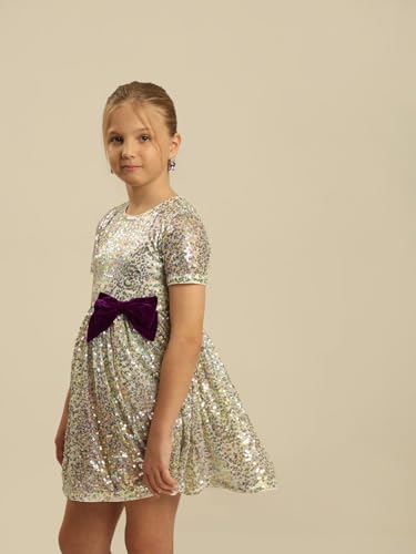 VERO MODA Girl Beige Fit & Flare Dress