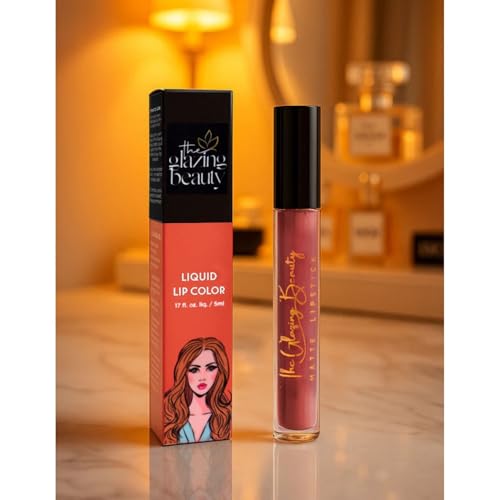 The Glazing Beauty Blush Whisper – Baby Pink Liquid Lipstick | Long-Lasting Matte Finish, Smudge-Proof & Lightweight Lip Color