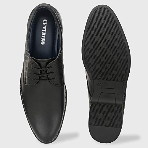 Centrino Men's Formal Black Shoes