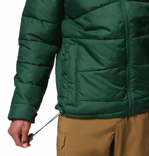 Columbia Men Green OmniHeat Reflective Fivemile Butte II Down Jacket, S