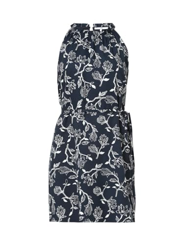 Vero Moda Women's Polyester Fit and Flare Mini Dress (10275600-Dark Navy_Dark