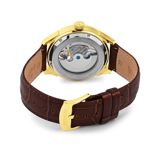 Invicta Objet D Art Automatic Caliber M2751-2A Movement Gold Dial Analog Watch for Men - 44011_N