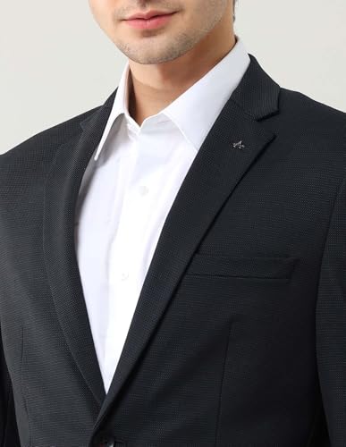 Arrow Men's Nylon Business Suit Pants Set (ARAJSU5529_Navy