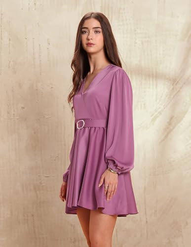 U.S. Polo ASSN. UWAW25DRS219 DK. Purple Womens Dress (UWAW25DRS219_Purple_S)