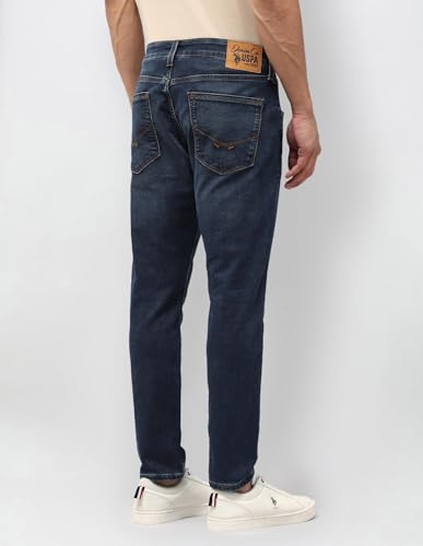 U.S. Polo Assn. Denim Co. Men's Henry Tapered Fit Blue Jeans (UDJEN1939_Blue_38)