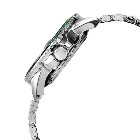 ALBA AU4047X1 Dark Olive Dial Watch, Men's Sporty Timepiece