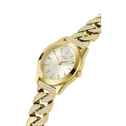 GUESS Analog White Dial Women's Watch-GW0546L2