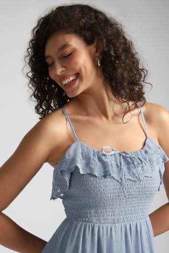 American Eagle Ruffled Midi Dress