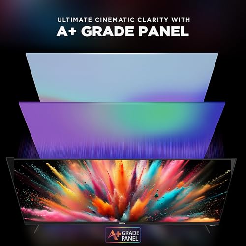Intex 80 cm (32 Inch) HD Ready Smart Cloud TV with Android 9.0 | A+ Grade Panel | Frameless Design | SHF32111
