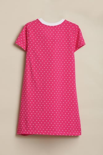 Allen Solly Girls Pink Dots Casual Dress