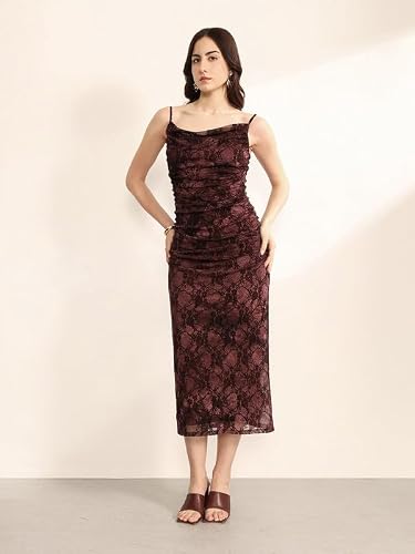 Kazo Women Maxi Dress (Wine XS)