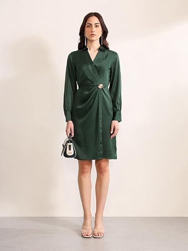 Kazo Paradise Mini Dress (Green L)