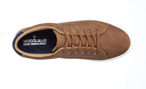 Woodland Men's Tan PU Casual Shoes-8 UK (42 EU) (SNK 4475022)
