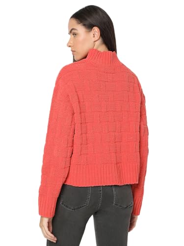 VERO MODA Womens Regular Fit Pink Sweater