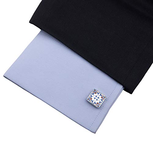 Peluche Silver Lightning Cufflinks for Men
