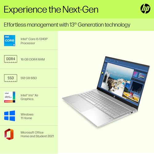 HP Pavilion 15 - Intel® Core™ i5-1340P / 39.6 cm (15.6")/ FHD (1920 x 1080)/ MSO, Micro-Edge, Anti-Glare/ 16 GB / 512 GB Care Pack 2 Years Additional Warranty with Onsite Support