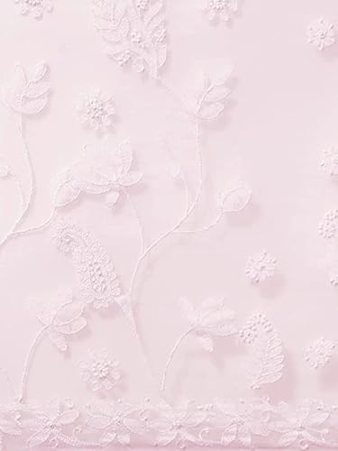 Ada Hand Embroidered Chikankari Georgette Pink Saree for Women A311337