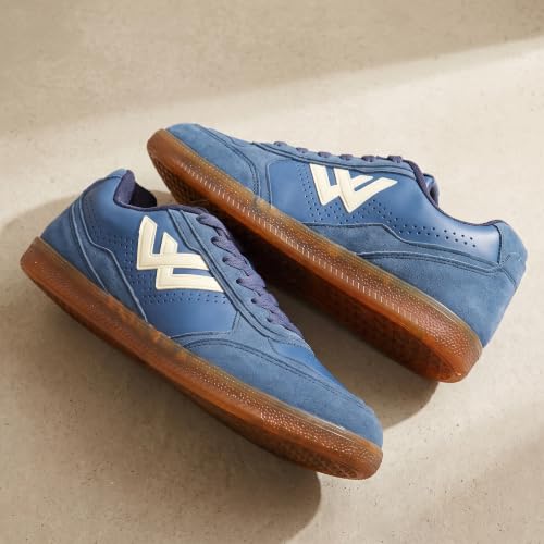 WALKAROO Men's Retro Casuals - ONG97005 Teal Blue