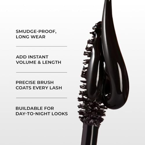 L.A. Girl Jetsetter Mascara - Smudge-Proof, Waterproof, Long Lasting, Quick-drying, Curling Mascara For Eye, Black, 9g