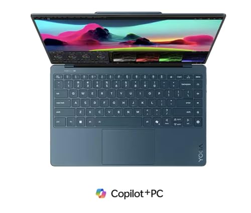 Lenovo Yoga AI Powered Laptop 14.0" Touchscreen OLED 4K Display (Intel Ultra 7-258V, 32GB LPDDR5X, 1TB M.2 PCIe SSD, Intel Arc 140V, Backlit KB, Fingerprint, Win 11 Pro) w/DKZ USB Port Expander