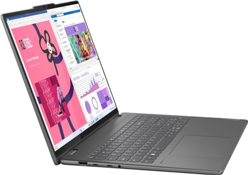 Lenovo 2024 Yoga 7 2-in-1 16” WUXGA IPS Touch Laptop 12-Core Intel Core Ultra 7 155U 16GB LPDDR5 1TB SSD Thunderbolt 4 USB-C w/DP WiFi AX BT Webcam HDMI2.1 Backlit KB Fingerprint Windows 11 Home