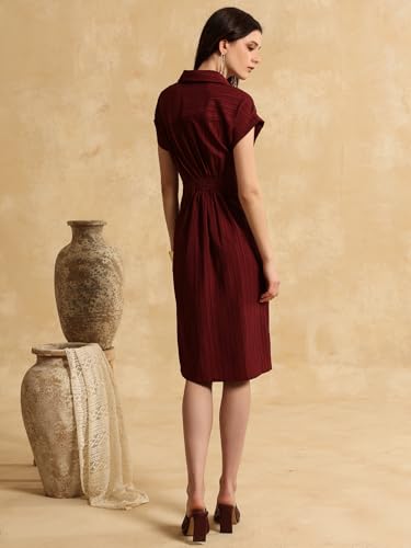 Kazo Ramona Midi Dress for Women Red
