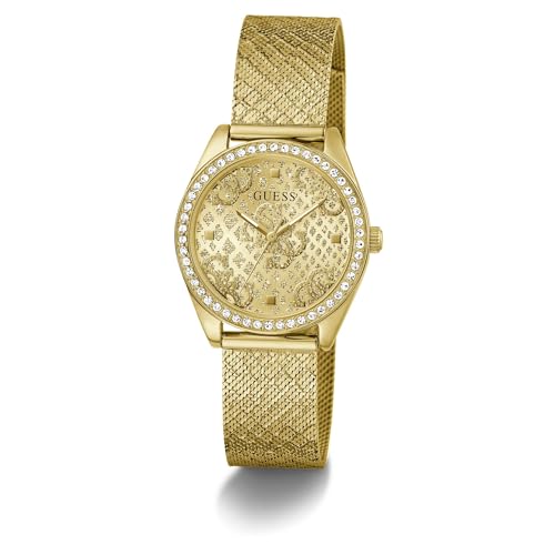 GUESS Analog Gold Dial Women's Watch-GW0748L2