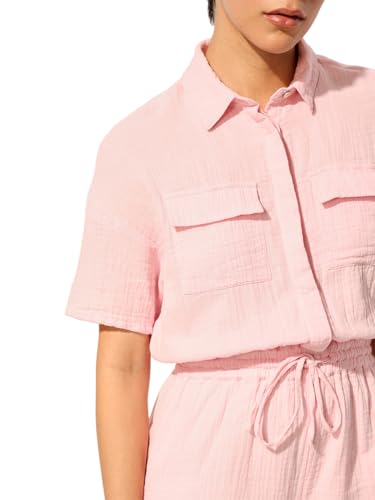 ONLY Women's Regular Fit Pink Jumpsuit