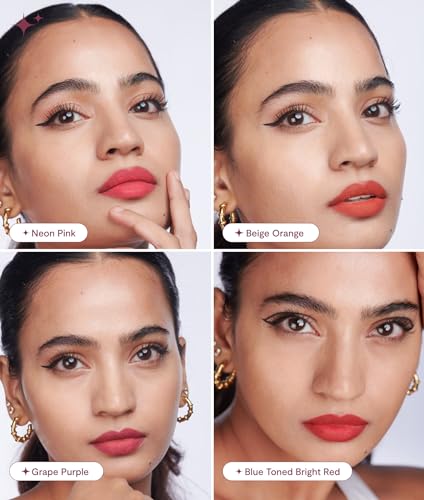Gush Beauty 4-in-1 Matte Liquid Lipstick Brights, Waterproof | 8.4ml