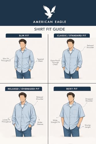 American Eagle AE Everyday Slim Fit Button-Up Shirt Pink