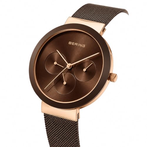BERING Round Analog Brown Dial Women Watch - 35036-262