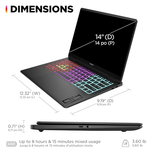 OMEN Transcend 14-in Gaming Laptop, 2.8K OLED display, 32GB RAM, 1TB SSD, Intel® Evo™ Edition platform powered by Intel® Core™ Ultra 9 185H, NVIDIA® GeForce RTX™ 4060 Laptop GPU (8 GB GDDR6 dedicated)