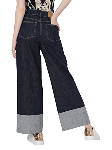 VERO MODA Women's Slim Jeans (295438501-Dark Blue_Dark 27)