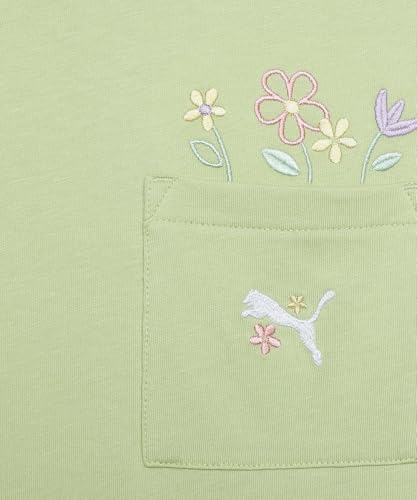 PUMA , Girls, FLOWER FARM Pocket Tee G, Pistachio Green, 164 (63278437)